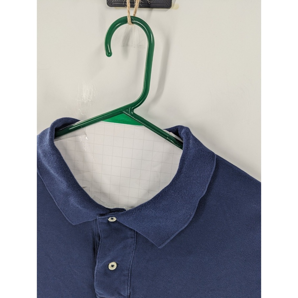 Polo Ralph Lauren Navy Blue Short Sleeve Polo Shirt, Men's 2XLT, Pony, Tall - Picture 4 of 7